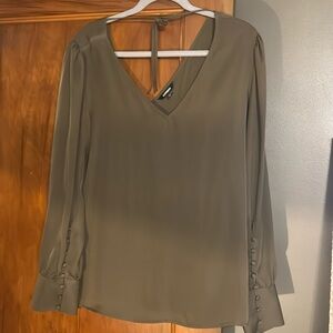 Olive green express blouse